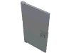 Набор LEGO Door  1 x  4 x  6 Smooth with Square Handle Plinth, Светлый сине-серый