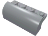 Brick 2 x 4 x 1 1/3 with Curved Top