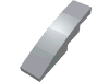 Slope Curved 4 x 1 No Studs [Stud Holder with Asymmetric Ridges]