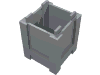 Container Box 2 x 2 x 2 - Top Opening