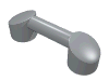 Bar 1 x 3 (Radio Handle, Phone Handset)