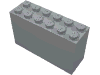 Набор LEGO Brick 2 x 6 x 3, Светлый сине-серый