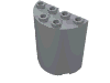 Cylinder Half 2 x 4 x 4