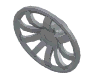 Wheel Cover 9 Spoke - 18mm D. - for Wheel 55982