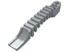 Bionicle Thornax Launcher Half (Glatorian), Liftarm End 1 x 8