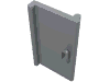 Door 1 x 2 x 3 with Vertical Handle