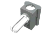 Electric Connector 1 Way Male Squared [Complete Assembly]