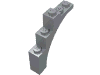Brick Arch 1 x 5 x 4 - Irregular Bow, Reinforced Underside