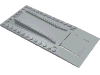 Набор LEGO Garage Floor Plate (Old style), Светлый сине-серый