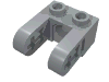 Technic Brick 1 x 2 with Hole and Dual Beam Extensions