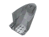 Aircraft Fuselage Curved Aft Section 6 x 10 Bottom
