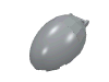 Windscreen 6 x 4 x 2 1/3 Bubble Canopy with Handle