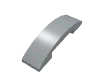 Slope Curved 4 x 1 Double No Studs