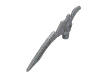 Набор LEGO Minifig Crescent Blade - Serrated with Bar, Светлый сине-серый
