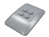 Wedge 6 x 4 x 2/3 Quad Curved