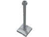 Tile Special 2 x 2 with Bar and Stud with Stop Ring