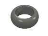 Набор LEGO Minifig Ring 1 x 1, Темный сине-серый