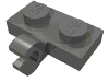 Набор LEGO Plate Special 1 x 2 with Clip Horizontal on Side, Темный сине-серый