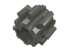 Набор LEGO Technic Gear 8 Tooth No Friction, Темный сине-серый
