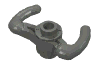Набор LEGO Technic Steering Wheel Pilot's Yoke [Hollow Stud, Axle Hole with + Opening], Темный сине-серый