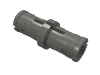 Набор LEGO Technic Pin with Friction Ridges Lengthwise and Center Slots, Темный сине-серый