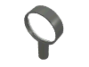 Набор LEGO Magnifying Glass with Trans-Clear Lens [Thin Rim], Темный сине-серый