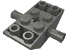 Набор LEGO Slope Inverted 45В° 4 x 2 Double with Pins and Axle Hole Type 2 [X Opening], Темный сине-серый