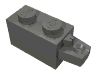 Набор LEGO Hinge Brick 1 x 2 Locking with 1 Finger Horizontal End, Темный сине-серый