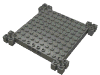 Набор LEGO Brick, Modified 12 x 12 Base, Темный сине-серый