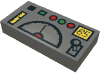 Набор LEGO Tile 1 x 2 with Telemetry Panel Print, Темный сине-серый