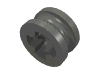 Набор LEGO Technic Bush 1/2 Smooth with Axle Hole Semi-Reduced, Темный сине-серый