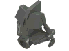 Набор LEGO Bionicle Head Connector Block 3 x 4 x 1 2/3, Темный сине-серый