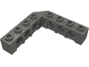 Набор LEGO Technic Brick 5 x 5 Right Angle (1 x 4 - 1 x 4), Темный сине-серый