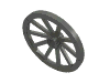 Набор LEGO Wheel Wagon Huge (43mm D.), Темный сине-серый