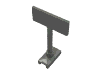 Набор LEGO Roadsign Wide Rectangle, Темный сине-серый