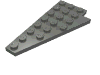 Набор LEGO Wedge Plate 8 x 4 Wing Left, Темный сине-серый