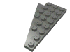 Набор LEGO Wedge Plate 8 x 4 Wing Right, Темный сине-серый