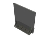 Набор LEGO Door 2 x 5 x 5 Swivel, Bracket Base, Темный сине-серый