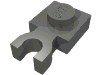 Набор LEGO Plate Special 1 x 1 with Clip Vertical [Thick U Clip], Темный сине-серый