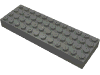Набор LEGO Brick 4 x 12, Темный сине-серый