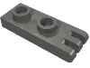 Набор LEGO Hinge Plate 1 x 2 with 3 Fingers and Hollow Studs, Темный сине-серый