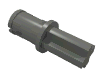Набор LEGO Technic Axle Pin with Friction Ridges Lengthwise, Темный сине-серый