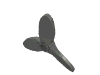 Набор LEGO Propellor  3 Blade  5.5 Diameter with Hole for Technic Pin, Темный сине-серый