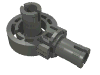 Набор LEGO Technic Rotation Joint Ball Loop with Two Perpendicular Pins with Friction, Темный сине-серый