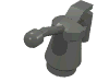 Набор LEGO Minifig Tool Oil Can - Smooth Handle, Темный сине-серый