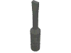 Набор LEGO Minifig Tool Screwdriver  - Narrow Head, Темный сине-серый