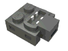 Набор LEGO Electric Power Functions Connector With PF Bottom, Темный сине-серый