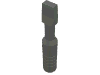 Набор LEGO Minifig Tool Screwdriver - Wide Head, Темный сине-серый