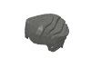 Набор LEGO Minifig Hair - Swept Back with Widow's Peak, Темный сине-серый