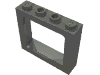 Набор LEGO Window 1 x 4 x 3 Train with Shutter Holes and Solid Studs on Ends, Темный сине-серый